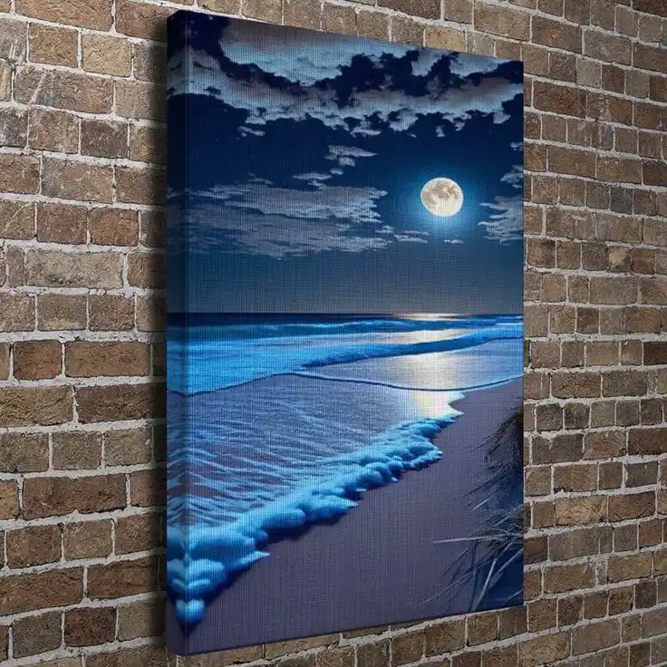 Abstract Islamic Calligraphy Canvas Art | Gold and Green Set | Spiritual Wall Decor